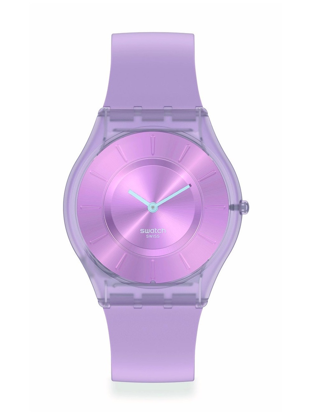 Swatch SWEET PINK SS08V100-S14 Ultra-Thin Swiss Watch Mauve Dial